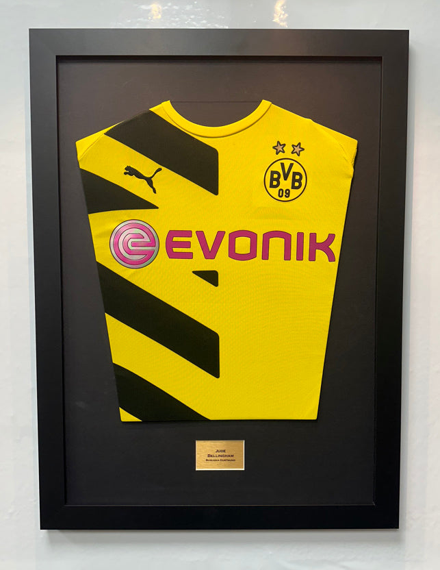 DIY Shirt Framing Kit Legacy Black with free metal customised plaque.