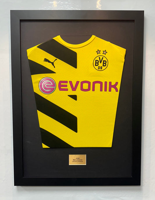 DIY Shirt Framing Kit Legacy Black with free metal customised plaque.