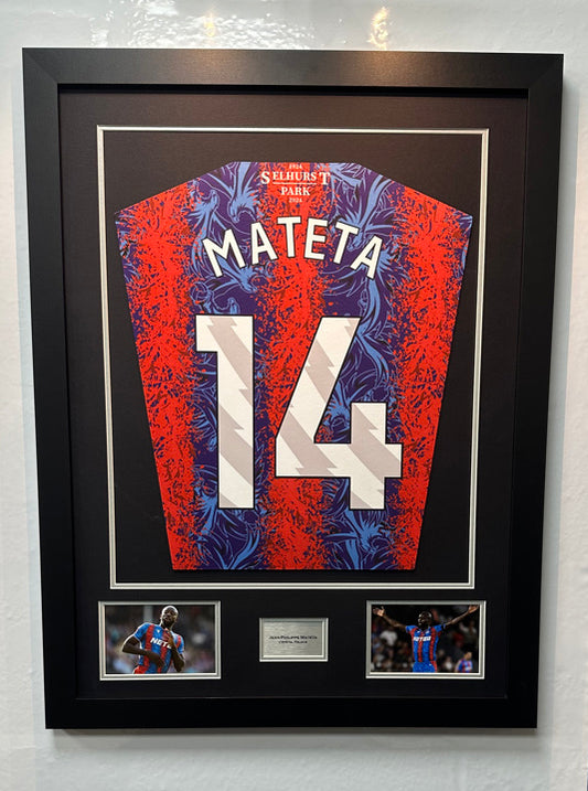 DIY Shirt Framing Kit STD Black and Silver with free metal customised plaque.