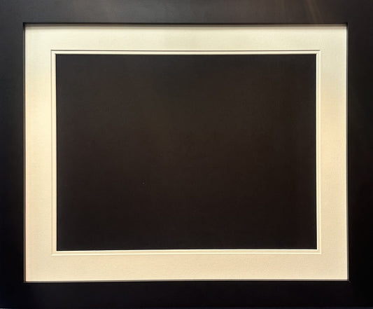Ready Made Picture Frame with double white mount. To Fit A2 Picture.