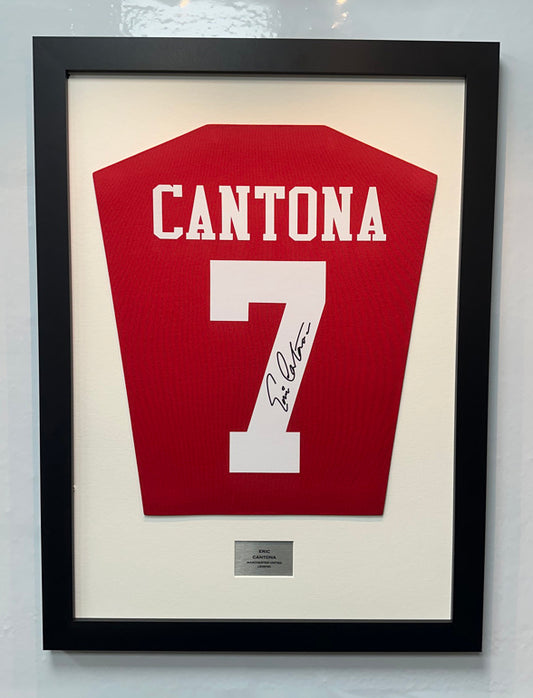 DIY Shirt Framing Kit Legacy White with free metal customised plaque.